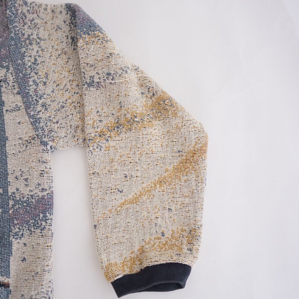 Vintage Sugar Street Weavers Rare Wolf Tapestry Sweater Pullover Adult XL - Picture 4 of 10